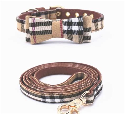 burberry print dog bed|Burberry dog leash set.